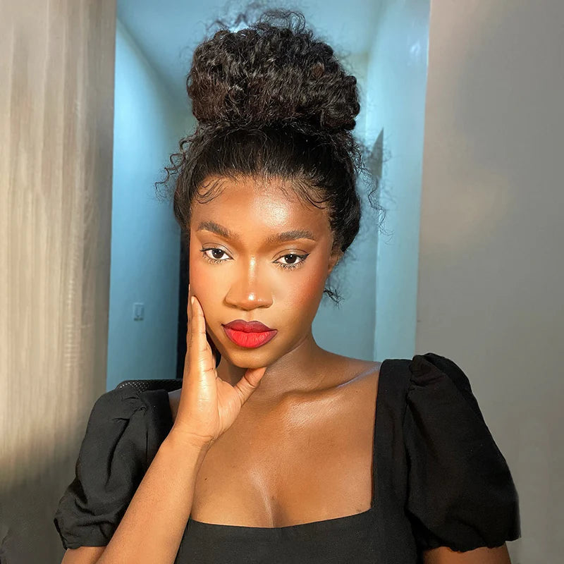 Hair Icon |  Invisi Drawstring 360 Water Wave Pre-Cut Lace Wear Go Wig Pre-Bleached Knots Glueless Wigs