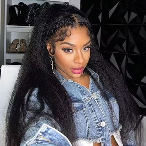 Hair Icon | Kinky Straight HD Lace Wig Human Hair Wigs