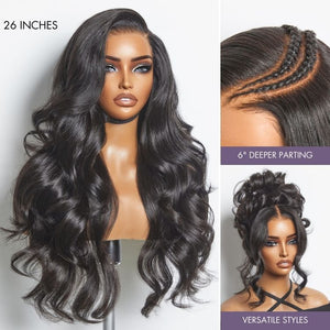 Hair Icon | Glueless 7x6 Closure HD Lace Loose Body Wave Long Wig Pre-Cut Lace