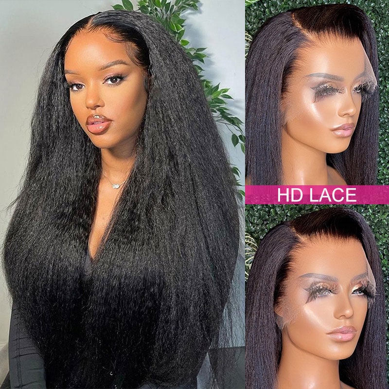 Hair Icon | Kinky Straight HD Lace Wig Human Hair Wigs
