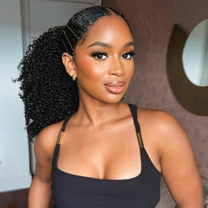 Hair Icon | Afro Curly Ponytail With Clip In 100% Human Hair