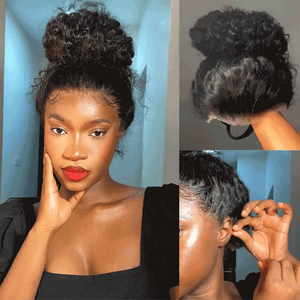 Hair Icon |  Invisi Drawstring 360 Water Wave Pre-Cut Lace Wear Go Wig Pre-Bleached Knots Glueless Wigs