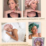 Hair Icon | Non-Slip Satin Bonnet met Stretchy Band