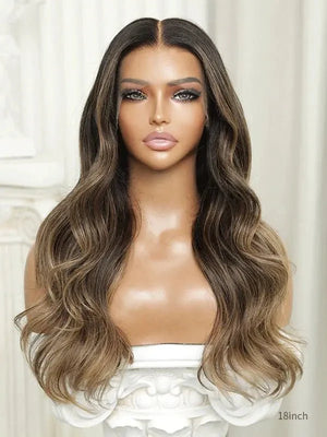 Hair Icon | Espresso Bronde Balayage Lace Front Pruik