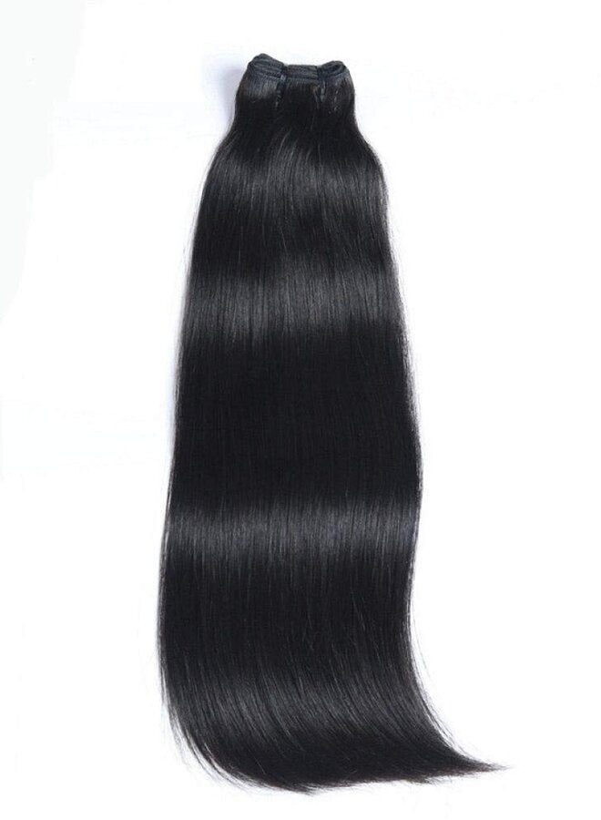 Hair Icon |Jet Black Straight Weave Extensions