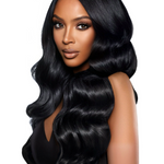 Hair Icon |Jet Black Straight Weave Extensions