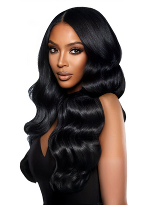 Hair Icon |Jet Black Straight Weave Extensions