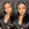 Hair Icon | Pre Bleached Knots Silky Straight Human Hair Wig Invisible HD Lace Front Wig