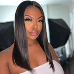 ISEE HAIR Silky Straight Upart Wig 100% Human Virgin Hair