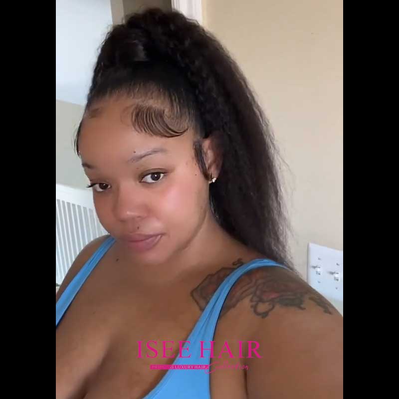 Hair Icon | Kinky Straight Ponytail
