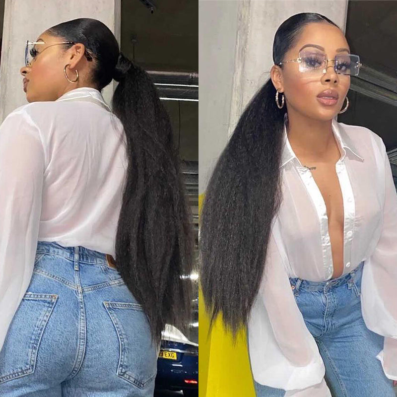 Hair Icon | Kinky Straight Ponytail
