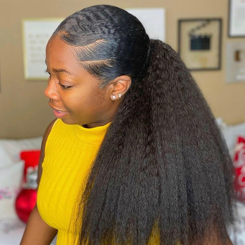 Hair Icon | Kinky Straight Ponytail