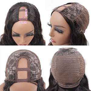 ISEE HAIR Silky Straight Upart Wig 100% Human Virgin Hair